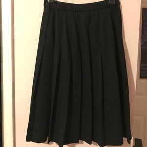 vintage school girl pleated anime midi skirt!!